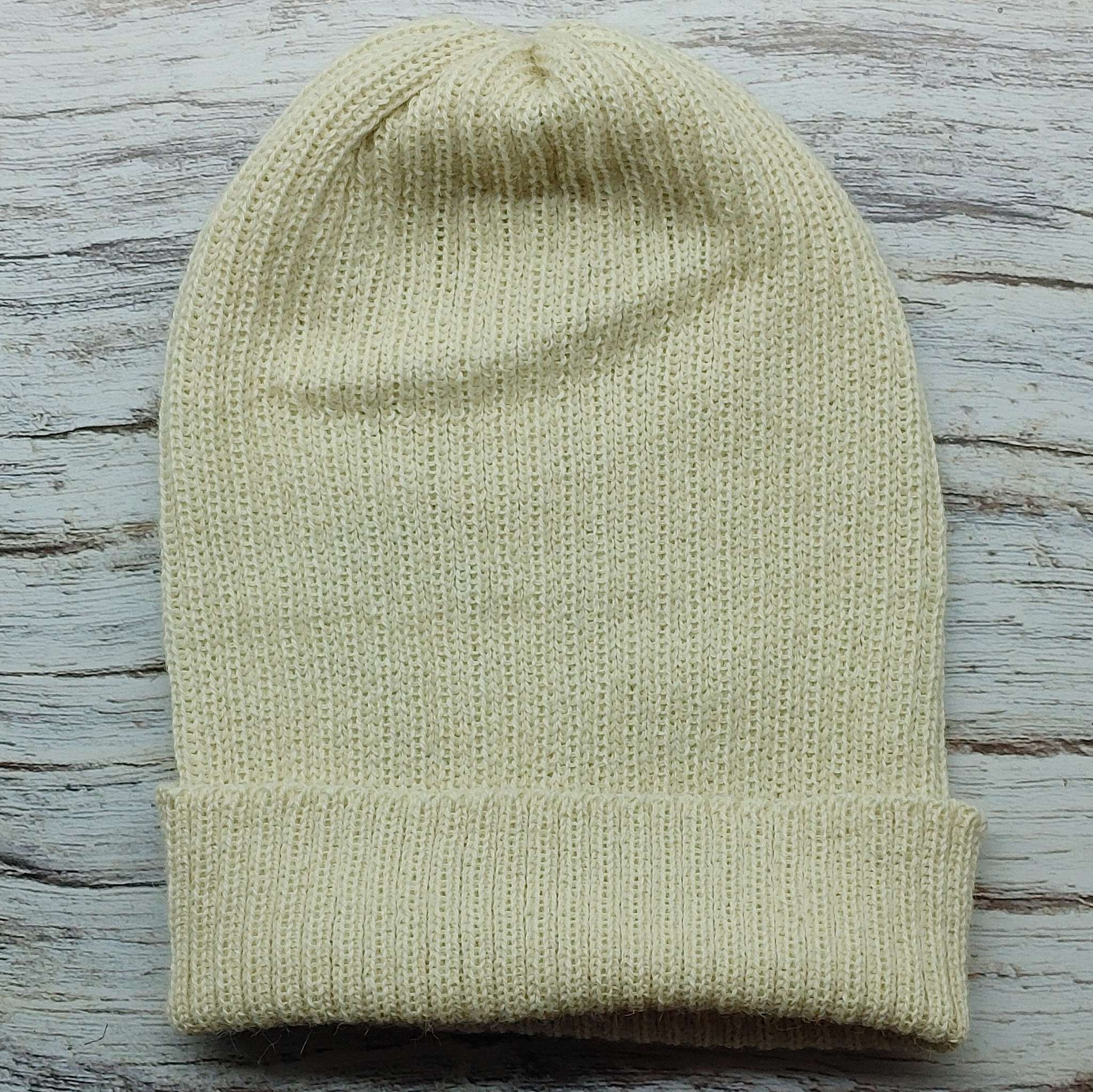 Rib Beanie Dark Grey made from Alpaca Fibre