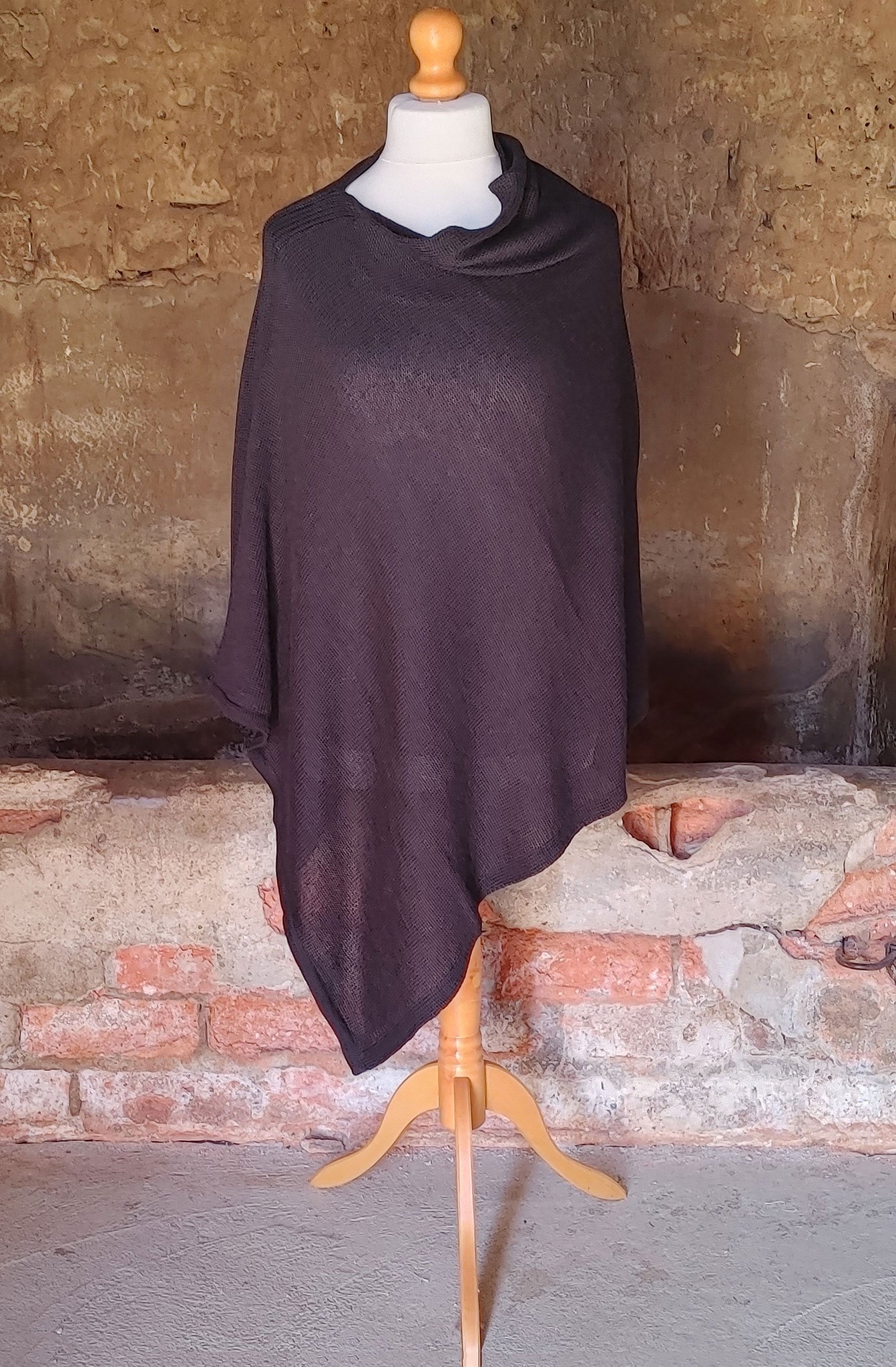 Poncho made from Alpaca Fibre