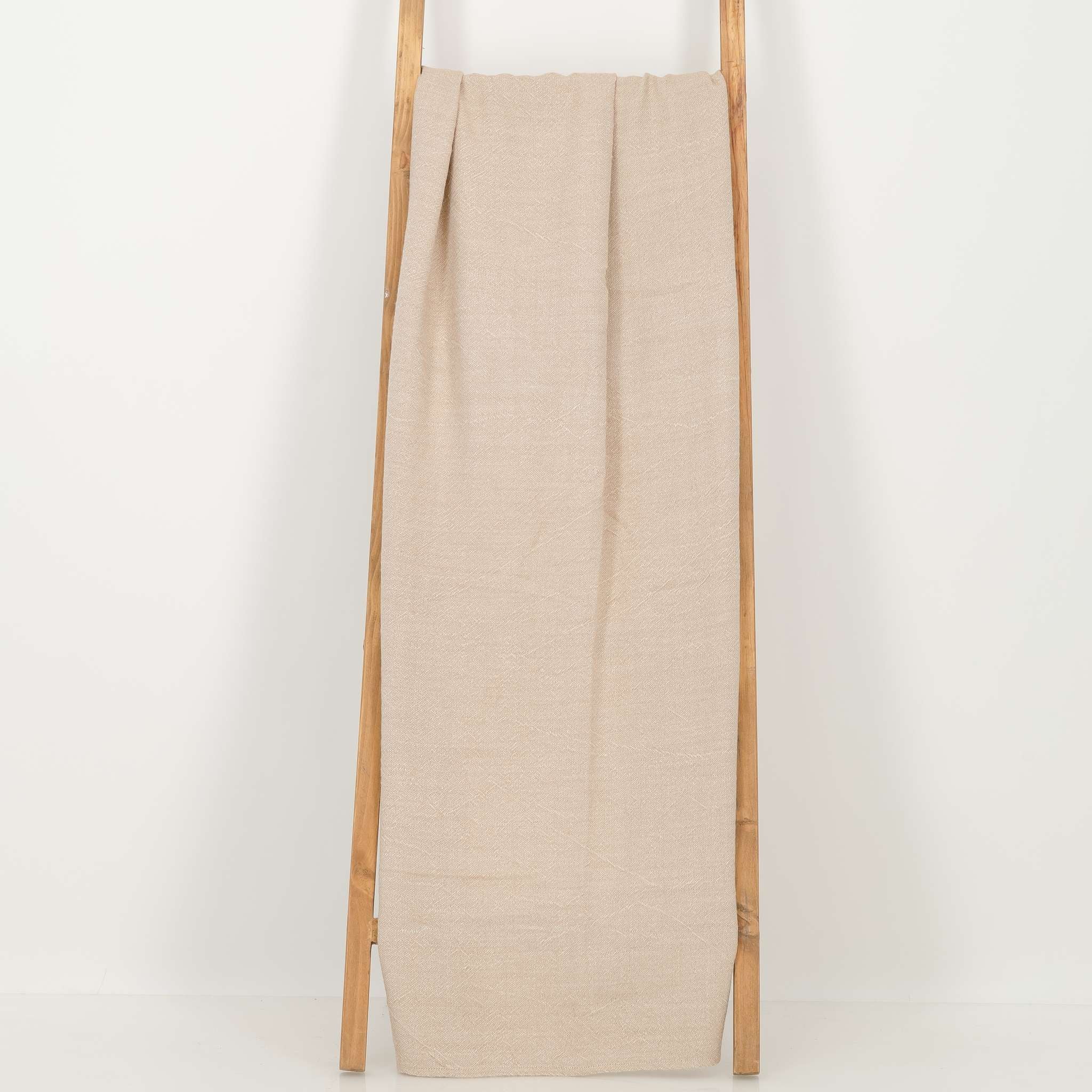 Natural Pale Fawn Throw