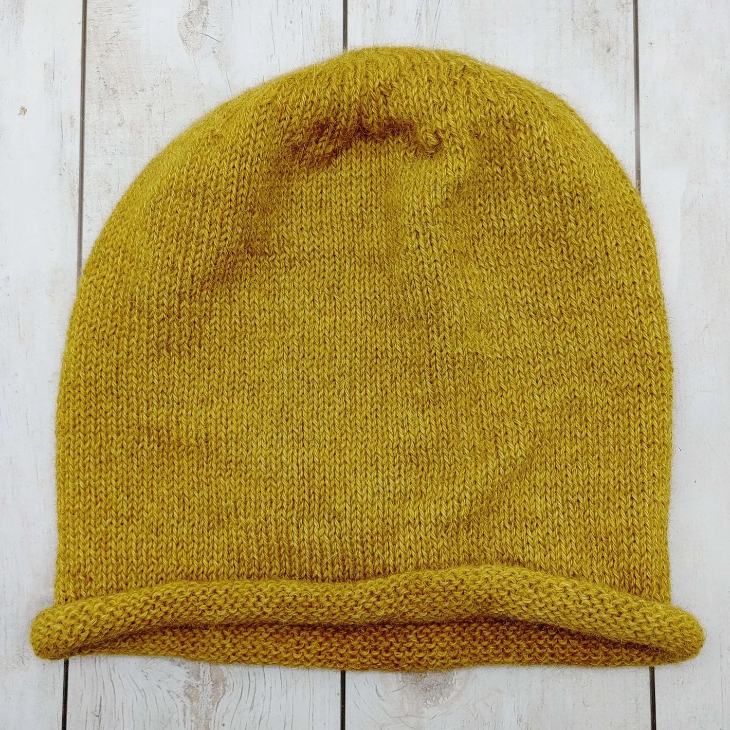 Curl Edge Beanie made from Alpaca Fibre